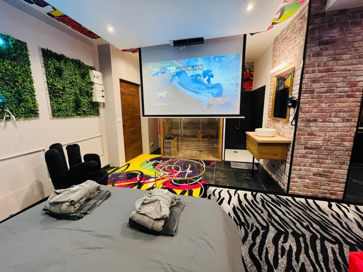 Capsule Street Art - Sauna- Jacuzzi - Playstation 5 - Billard - Netflix - Home Cinema - Terrasse Дуе Екстериор снимка