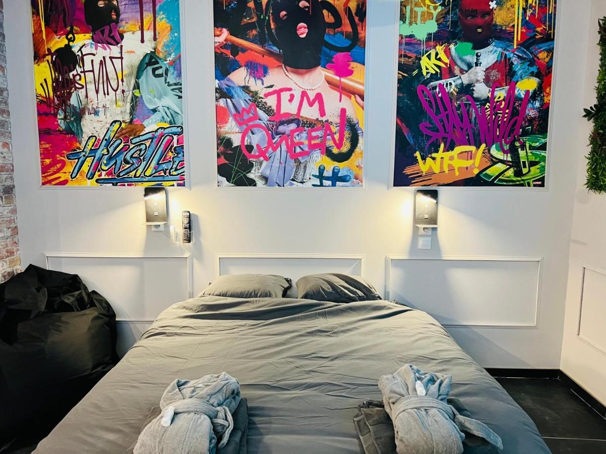 Capsule Street Art - Sauna- Jacuzzi - Playstation 5 - Billard - Netflix - Home Cinema - Terrasse Дуе Екстериор снимка